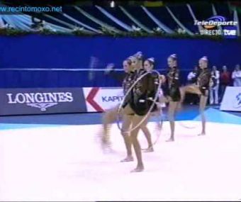 Russia 3 hoops and 4 clubs Final Baku World Championships 2005