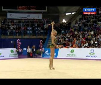 Yana Kudryavtseva. 2015 Moscow Grand Prix. EF. Clubs