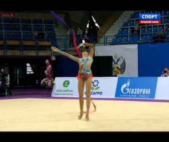 Irina Annenkova. 2015 Moscow Grand Prix. Ribbon