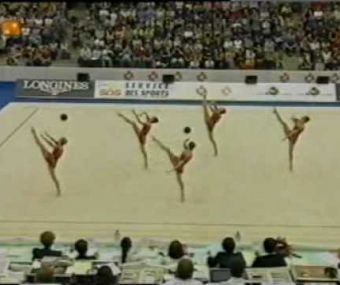Russia 3 ropes+2 balls AA European Championships 2001