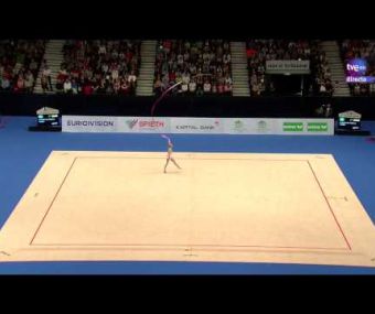 Gimnasia rítmica. Cto Europa 2013. Final Cinta (3-9) Yana Kudnyavtseva