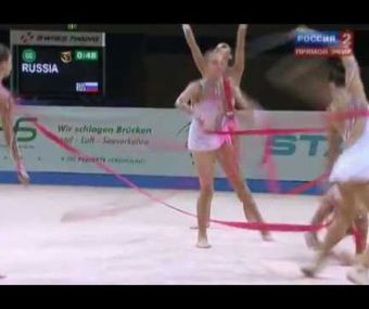 Russia 2 ropes 3 ribbons EC Bremen-2010.Final Group