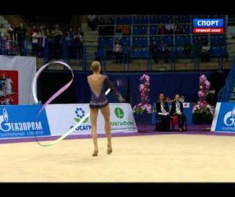 Yana Kudryavtseva. 2015 Moscow Grand Prix. AA. Ribbon