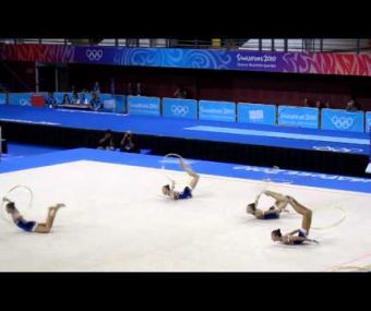 RUS RG Grp Hoop FINAL - Singapore YOG 2010 Rhythmic Gymnastics (Rank 1)