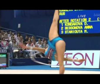 Evgenia Kanaeva - Hoop Ball (Mie RG WC 2009 Day5)