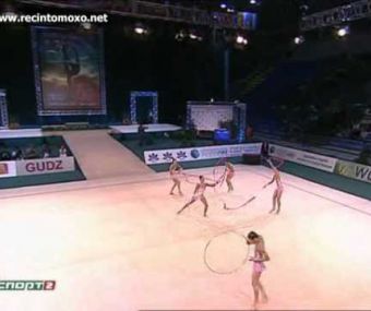 Russia 3 ribbons and 2 hoops Final World Cup Kiev 2011