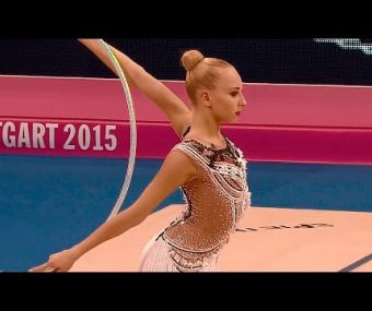 Yana Kudryavtseva (RUS) Hoop AA World Championships Stuttgart 2015