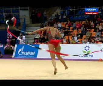 Yulia Sinitsina. 2015 Moscow Grand Prix. AA. Ribbon