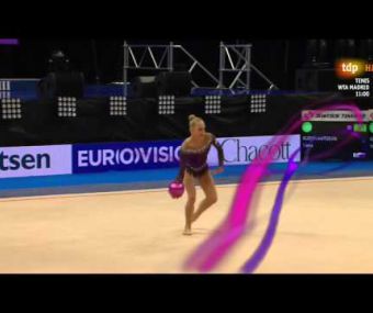 Yana Kudryavtseva. 2015 European Championships. EF. Ball